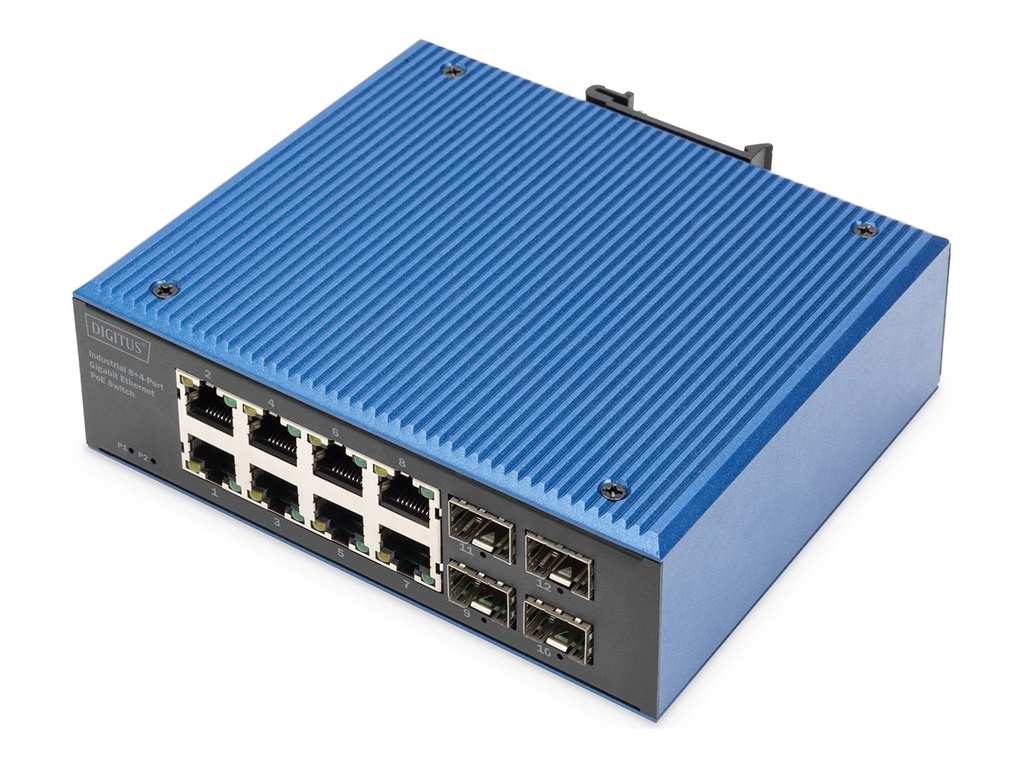 DIGITUS DN-651153 - Switch - 8 x 10/100/1000 (PoE+)