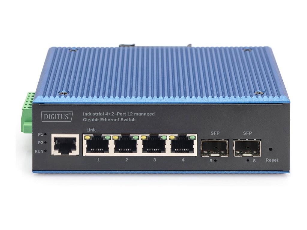 DIGITUS Switch - industriell - managed - 4