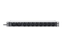 DIGITUS Steckdosenleiste mit Aluminiumprofil, 10-fach, 2 m Zuleitung, IEC C20 Stecker