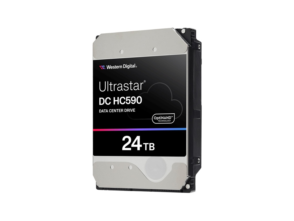 WD Ultrastar DC HC590 0F65642 - Festplatte - Rechenzentrum - verschlüsselt - 24 TB - intern - 3.5" (8.9 cm)