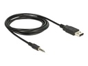 Delock Converter USB 2.0 > Serial-TTL 2.5 mm 3 pin stereo jack 1.8 m (3.3 V)