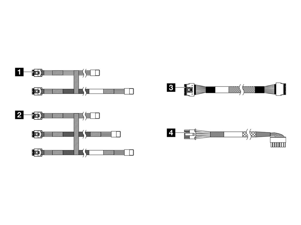Lenovo Speicherkabelkit - für HBA/RAID-Adapter
