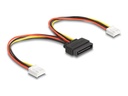 Delock Netzteil - SATA-Stromstecker (M) zu 4-Pin-Mini-Stromversorgungsstecker (W)
