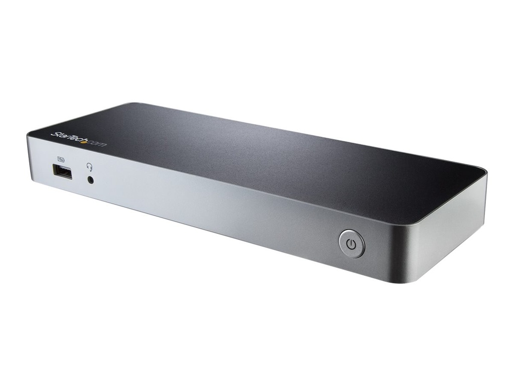 StarTech.com USB C Dockingstation für Zwei Monitore mit 60 W Power Delivery für Windows Laptops - USB C auf HDMI / DVI Dock - USB-C 3.1 Gen 1 Dock mit Laden - Thunderbolt 3 Kompatibel (MST30C2HHPDU)