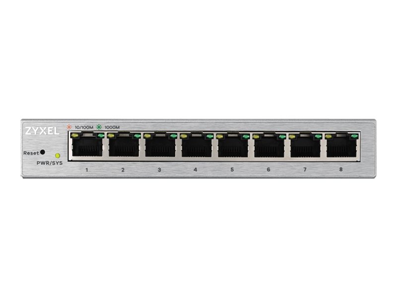 ZyXEL GS1200-8 - Switch - managed - 8 x 10/100/1000