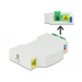 Delock LWL Anschlussdose für Hutschiene 2 x SC Simplex oder LC Duplex - Weiß - Acrylnitril-Butadien-Styrol (ABS) - 60,5 mm - 85 mm - 18,5 mm - 1 Stück(e)