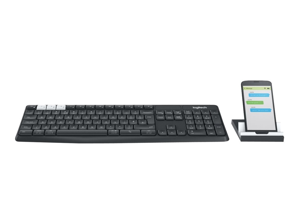 Logitech K375s Multi-Device - Tastatur - kabellos