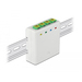 Delock LWL Anschlussdose für Hutschiene 4 x SC Simplex oder LC Duplex - Weiß - Acrylnitril-Butadien-Styrol (ABS) - 80 mm - 80 mm - 29 mm - 1 Stück(e)