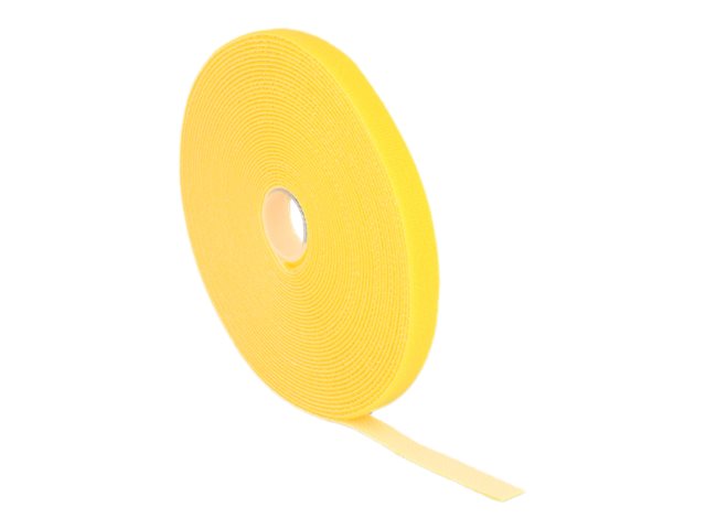 Delock Kabelbinderrolle - 10 m - Gelb