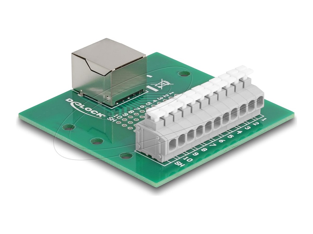 Delock Netzwerkadapter - RJ-50 (W) zu 11-polige