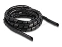 Delock Spiralschlauch flexibel x schwarz