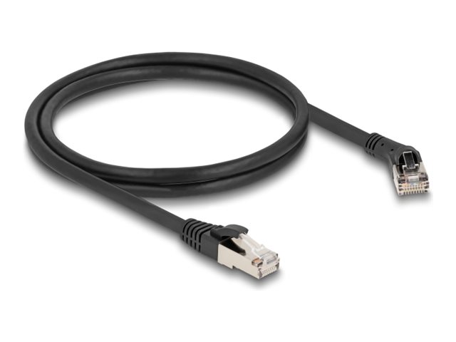 Delock Patch-Kabel - RJ-45 (M) nach rechts abgewinkelt zu RJ-45 (M)
