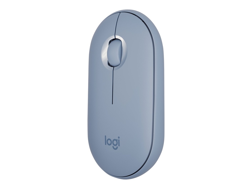 Logitech Pebble M350 - Maus - optisch - 3 Tasten - kabellos - Bluetooth, 2.4 GHz - kabelloser Empfänger (USB)