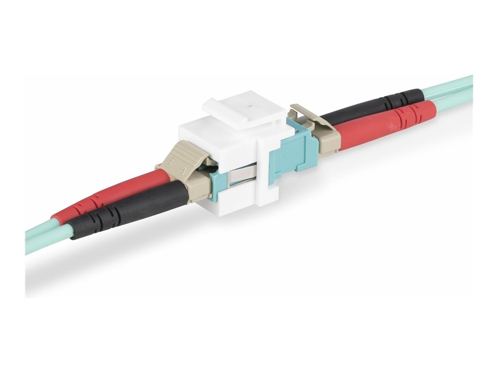 StarTech.com LC to LC Coupler, LC Fiber Coupler, LC/UPC Keystone Jack, Fiber Optic LC Keystone Coupler for Patch Panel - LC to LC Duplex (DMFKSLCLCCOUPLER)