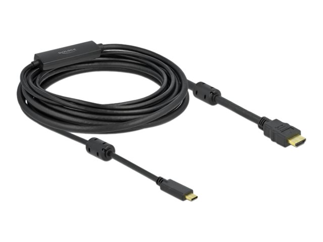 Delock Video- / Audiokabel - 24 pin USB-C männlich