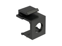 Delock Modularer Einsatz (Ausschnitt) - Schwarz - 1 Anschluss (Packung mit 4)