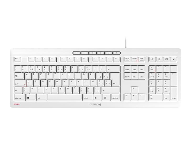 Cherry STREAM KEYBOARD - Tastatur - USB - Belgien