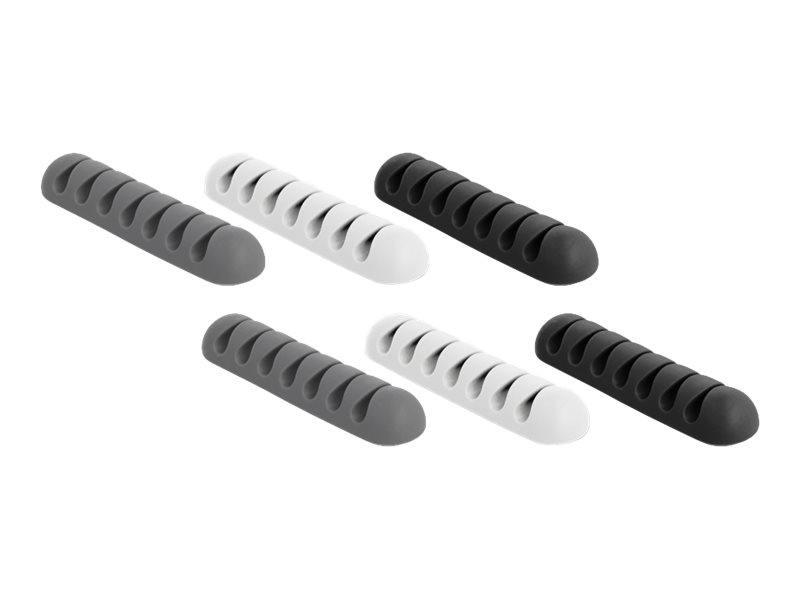 Delock with 7 feed-throughs - Kabelhalter-Kit