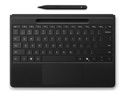 Microsoft Surface Pro 13-inch Keyboard - Tastatur - mit Stiftaufbewahrung - mit Touchpad, Beschleunigungsmesser, Surface Slim Pen 2 Ablage- und Ladeschale - QWERTY - Portugiesisch - Schwarz - für Microsoft Surface Pro 8, Pro 8 for Business, Pro 9, Pro 9 for Business, Pro 10 for Business, Pro (11th Edition)