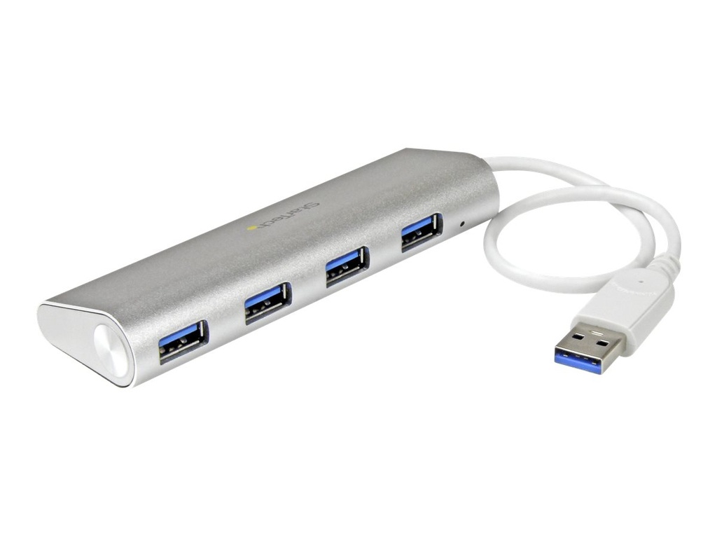 StarTech.com 4 Port kompakter USB 3.0 Hub mit