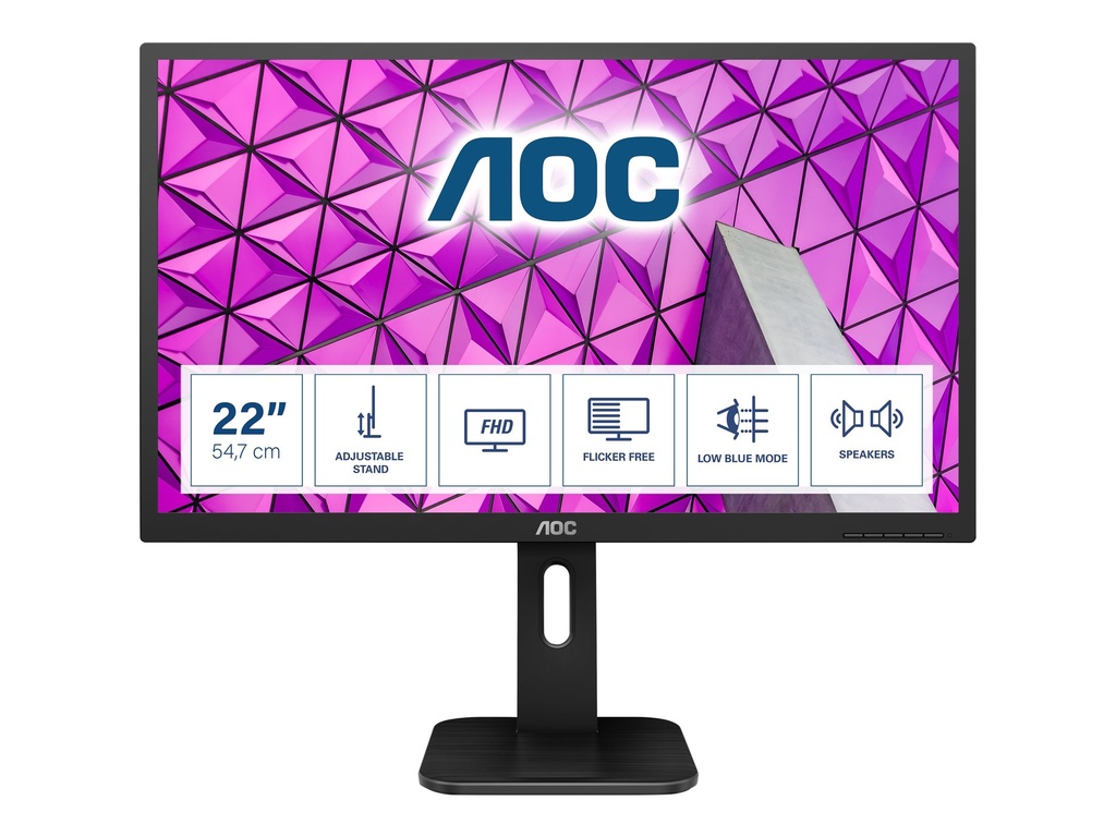 AOC 22P1D - LED-Monitor - 54.6 cm (21.5") - 1920 x 1080 Full HD (1080p)