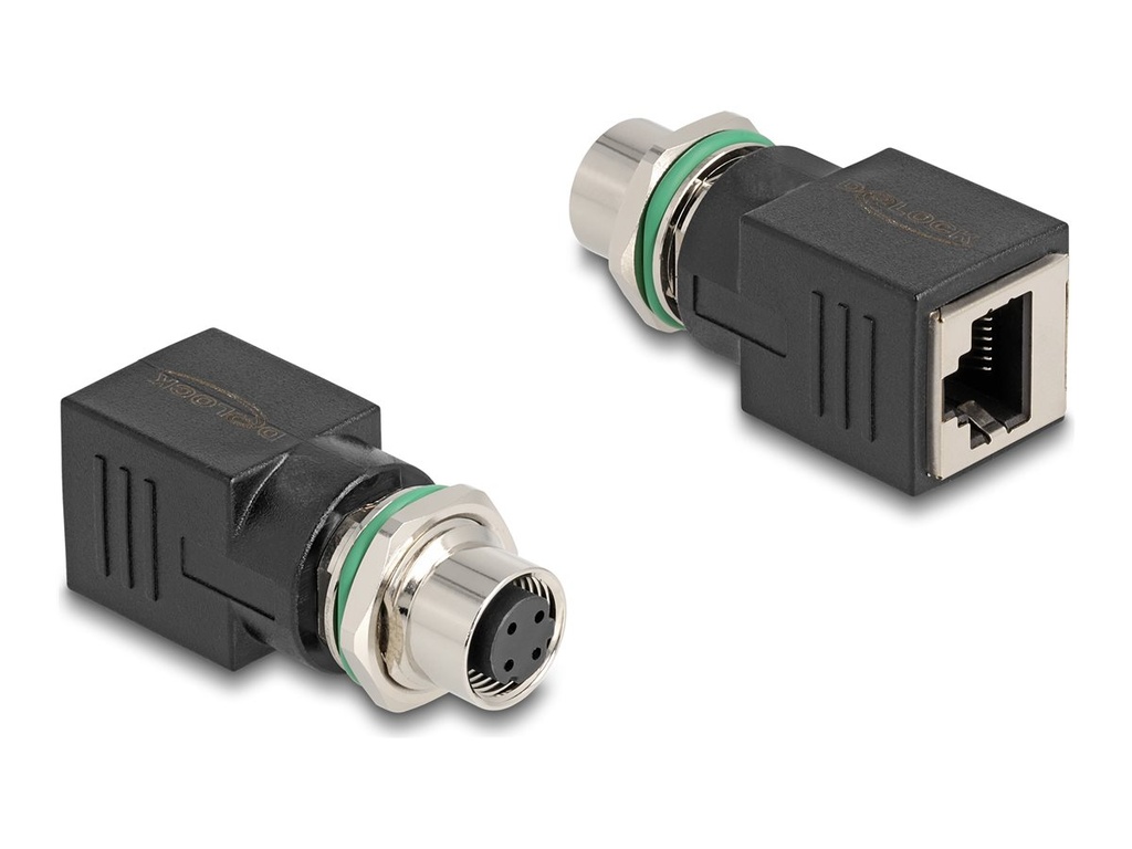 Delock Netzwerkadapter - M12 (4-polig) (W)