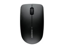 Cherry MW 2400 - Maus - rechts- und linkshändig - optisch - 3 Tasten - kabellos - 2.4 GHz - kabelloser Empfänger (USB)