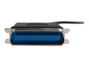 StarTech.com 1,9m USB auf Parallel Kabel - Centronics Druckerkabel/ Adpter - St/St - Schwarz - Centronics - USB A - 1,9 m - Stecker/Stecker - USB A - Centronics 36