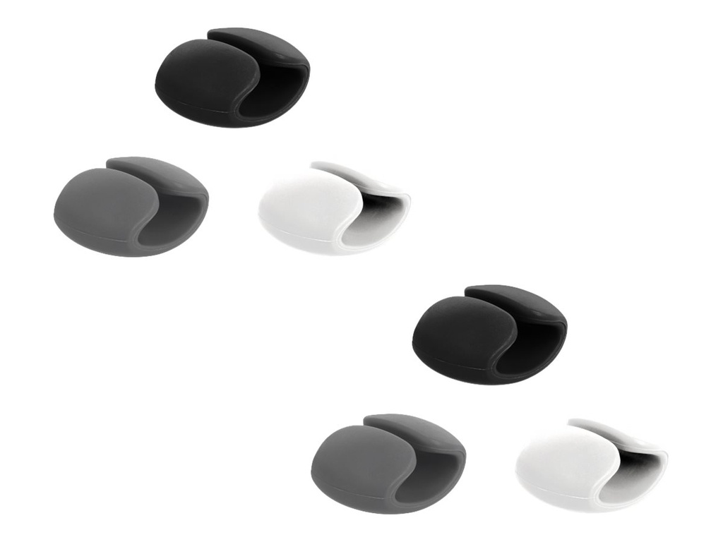Delock Cable Holder Clip Set - Set Kabelhalteclips