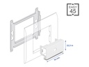 Delock Easy 45 - Einrastmodul - 1 Modul - weiß