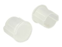 Delock BNC female - Staubschutzhaube - durchsichtig (Packung mit 10)