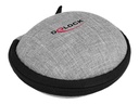 Delock Tasche für Kopfhörer - Polyester - Grau