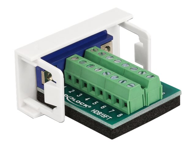 Delock Modulares Faceplate-Snap-In - VGA