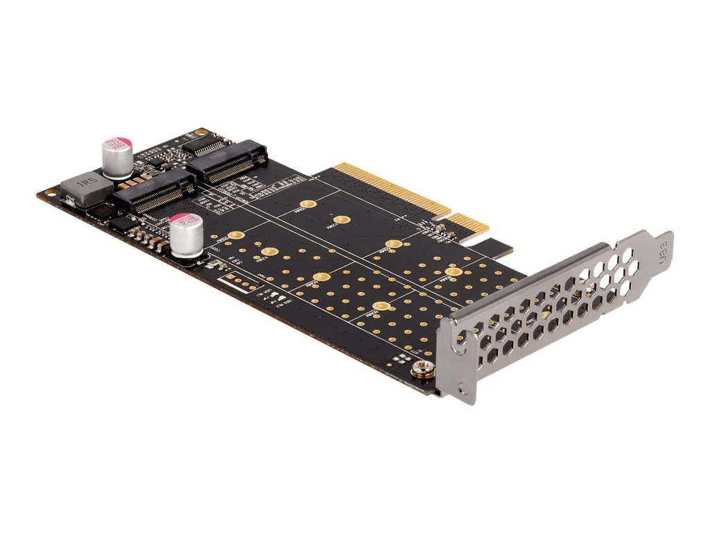 Delock PCI Express x8 Card to 2 x internal NVMe