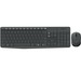 Logitech MK235 - Volle Größe (100%) - Kabellos - RF Wireless - Grau - Maus enthalten