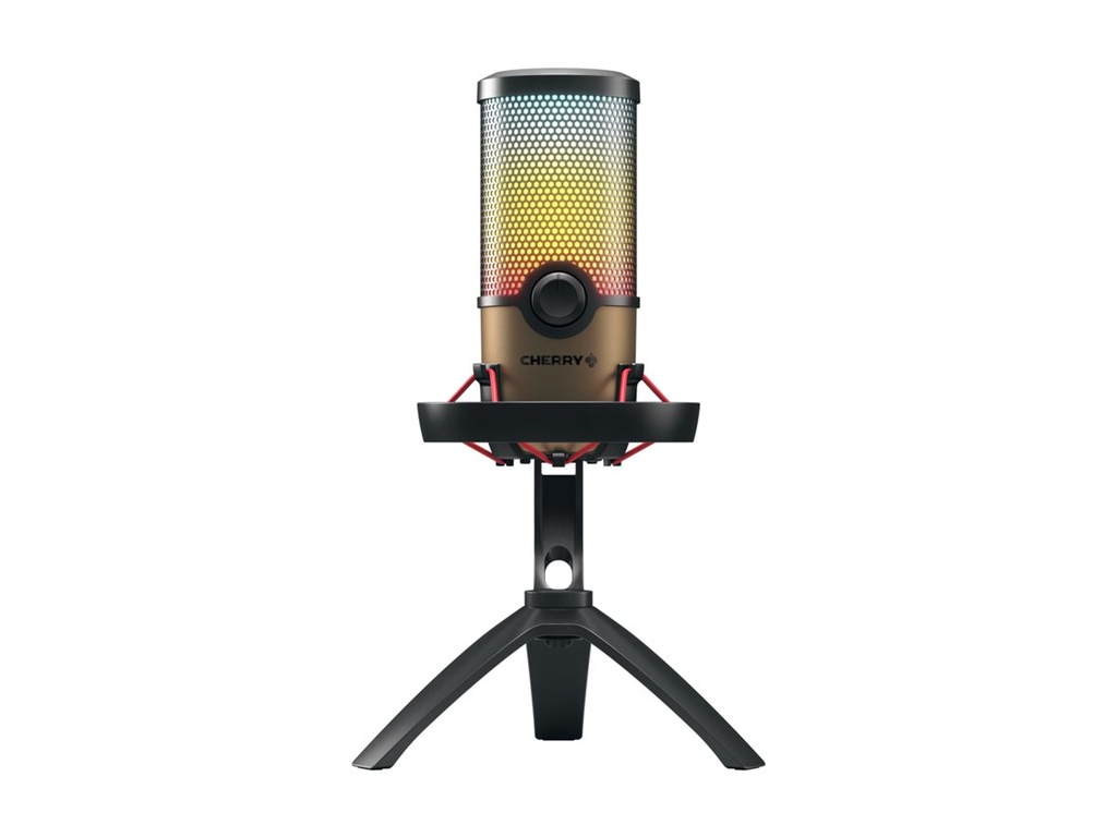 Cherry UM 9.0 PRO RGB - Mikrofon - Schwarz, Bronze