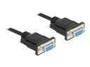 Delock Kabel seriell - DB-9 (W) zu DB-9 (W)