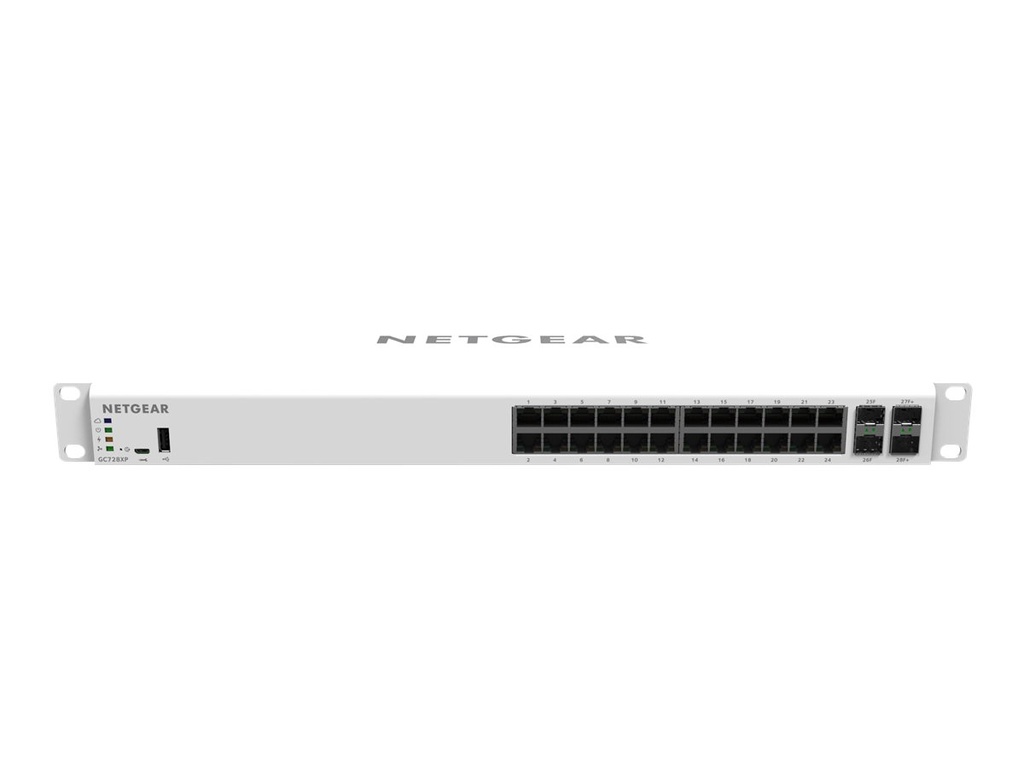 Netgear Smart GC728XP - Switch - L3 - Smart - 24 x 10/100/1000 (PoE+)