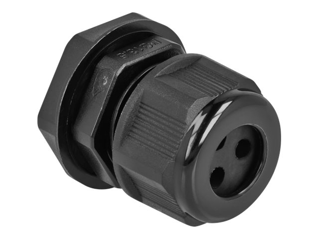 Delock Kabelverschraubung - Schwarz (Packung
