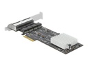 Delock Netzwerkadapter - PCIe 2.1 x4 - 10M/100M/1G/2,5