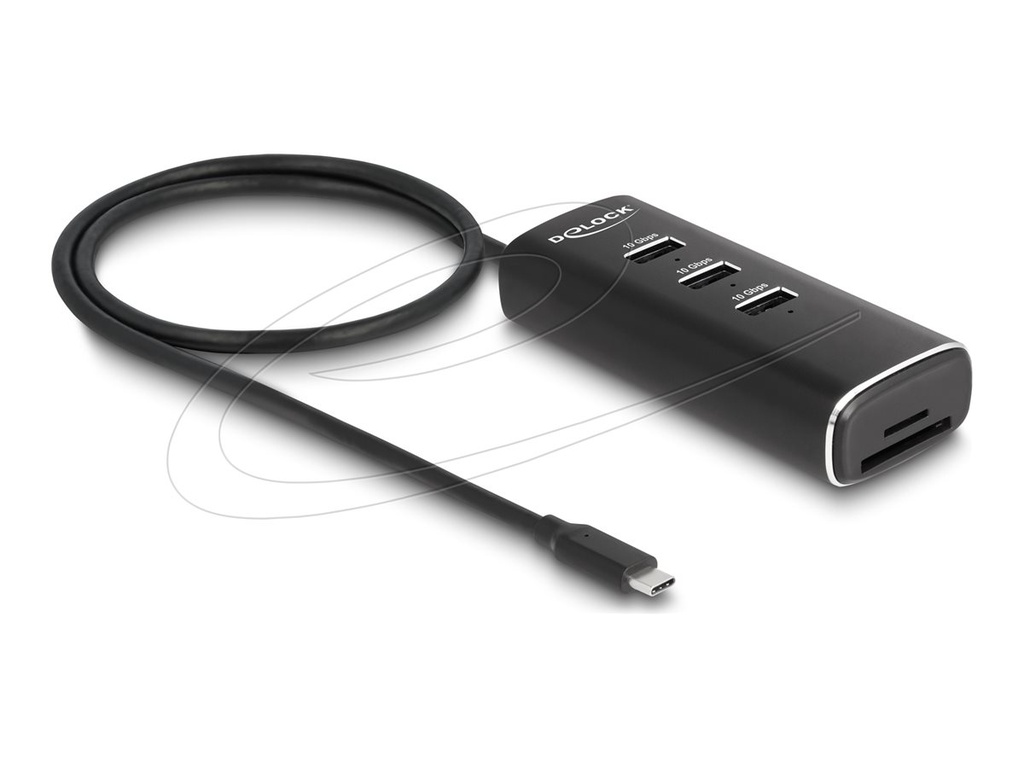 Delock Hub - 10 Gbps, including SD and Micro