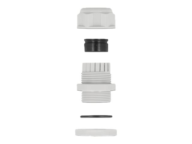 Delock Kabelverschraubung - Grau (Packung mit