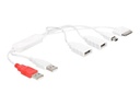 Delock USB 2.0 external 4-port cable HUB - Hub