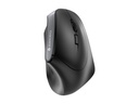 Cherry MW 4500 - Vertikale Maus - ergonomisch - Für Rechtshänder - optisch - 6 Tasten - kabellos - 2.4 GHz - kabelloser Empfänger (USB)