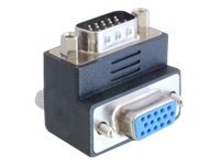 Delock Adapter VGA male / female 90° angled - VGA-Adapter - HD-15 (VGA)