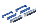 Delock Serieller Anschluss - DB-37 (M) - Blau (Packung mit 2)