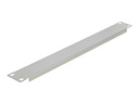 Delock Rack-Blindabdeckungsplatte - Grau - 1U - 48.3 cm (19")