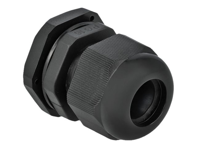 Delock PG16 - Kabelverschraubung - Schwarz (Packung mit 10)