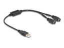 Delock Tastatur- / Maus-Adapter - USB 2.0