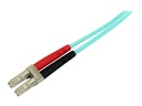StarTech.com 2 m LC auf LC OM4 Multimode Glasfaserkabel, LWL Patchkabel - Netzwerkkabel - LC Multi-Mode (M)